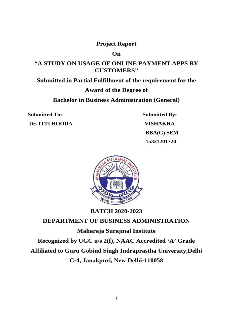 MPR Project File-3 | PDF | Banking Technology | Payments