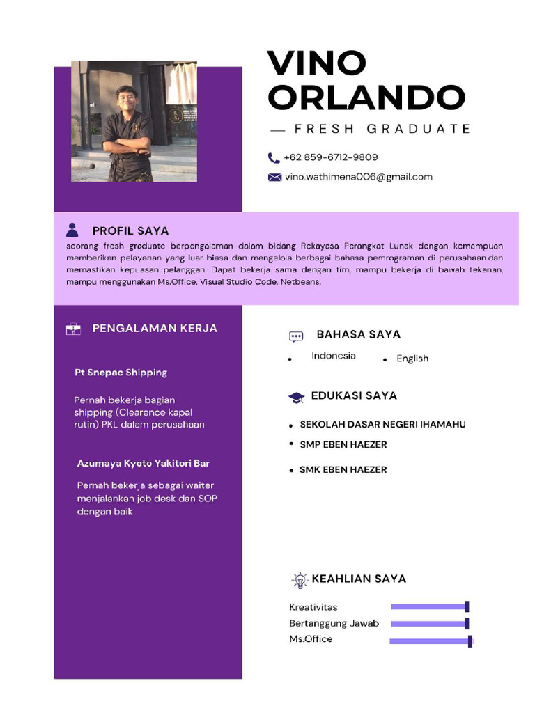 CV Kerja | PDF