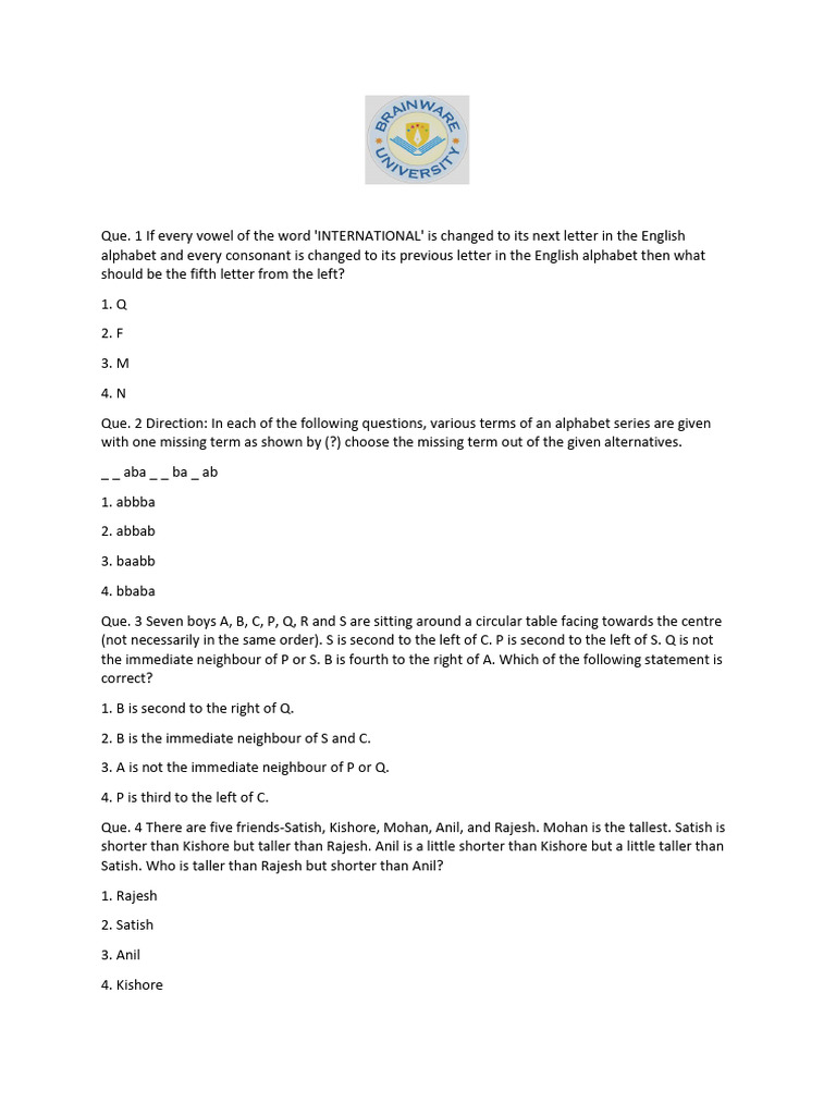 Model Set 6 | PDF | Linguistics