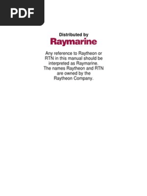 Raymarine St1000 Power Consumption