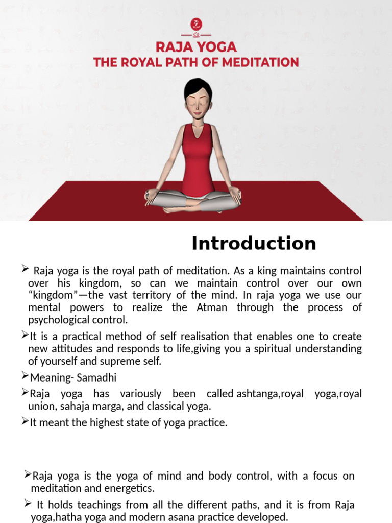Understanding Raja Yoga and Samadhi | PDF | Yoga | Meditation