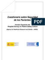 Rio Encuesta Seguridad de Los Pacientes en PDF