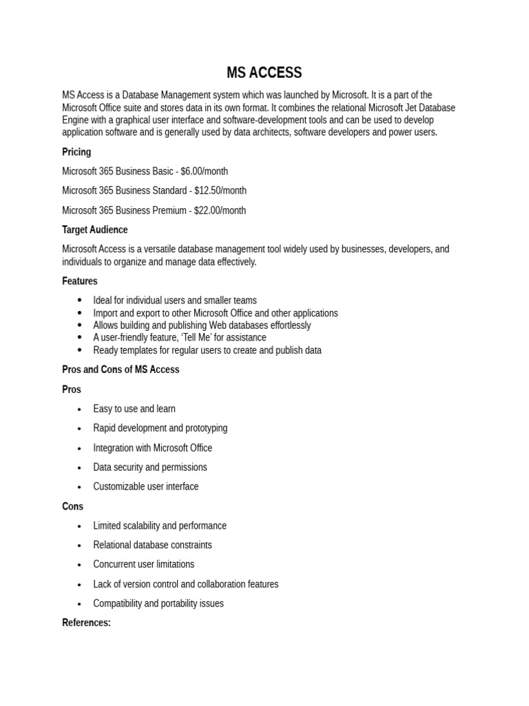 Free Ms Access Downloads