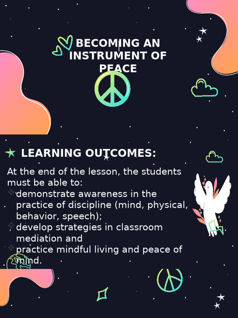 Becoming an Instrument of Peace | PDF | Mind | Meditation