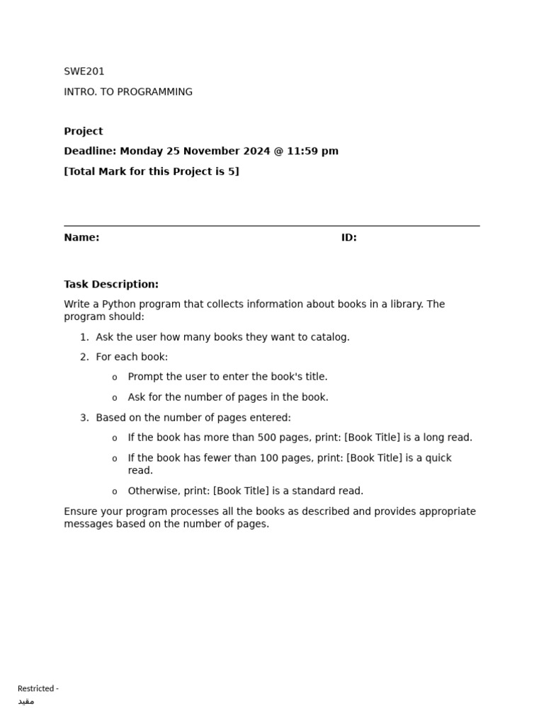 Project 1 | PDF