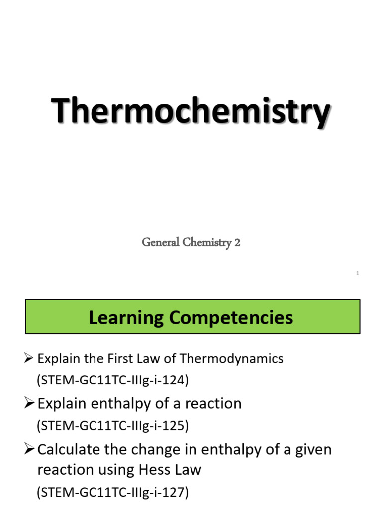 Thermochemistry: Energy Changes Explained | PDF | Enthalpy | Heat