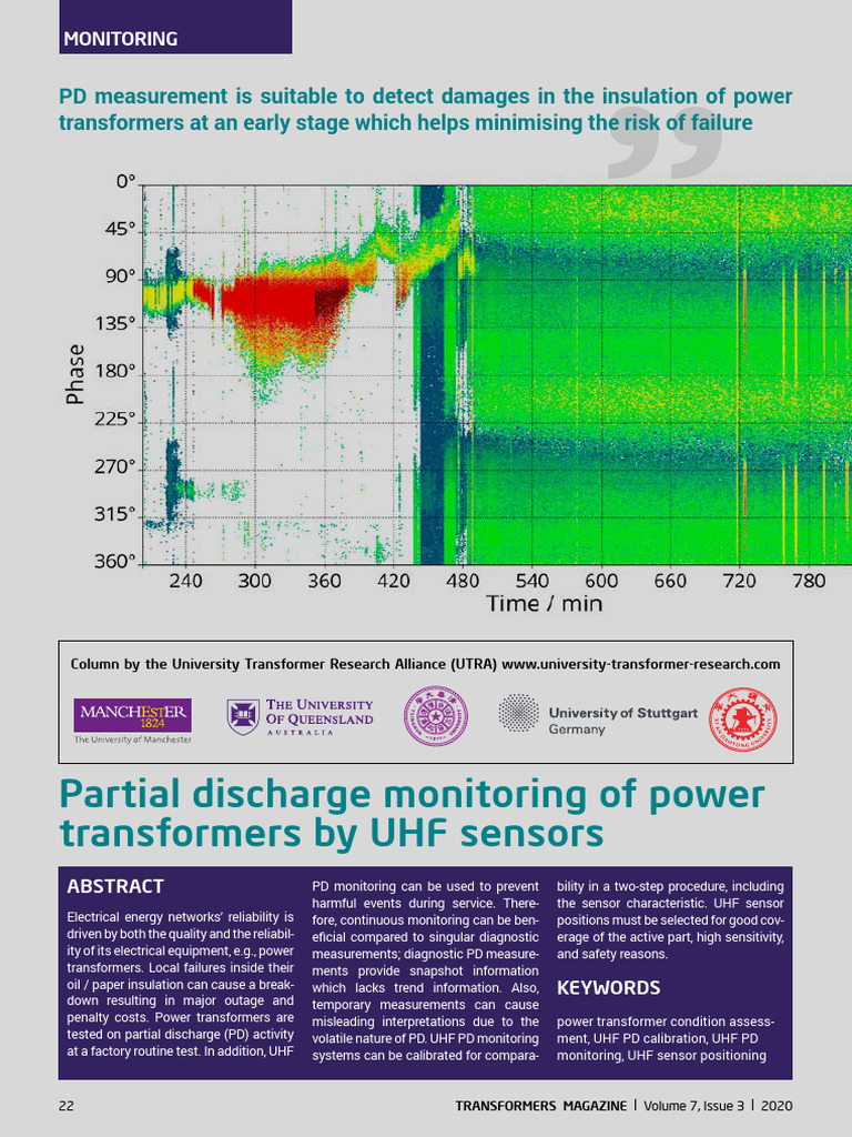 Partial Discharge Measurement Using UHF | PDF | Transformer ...