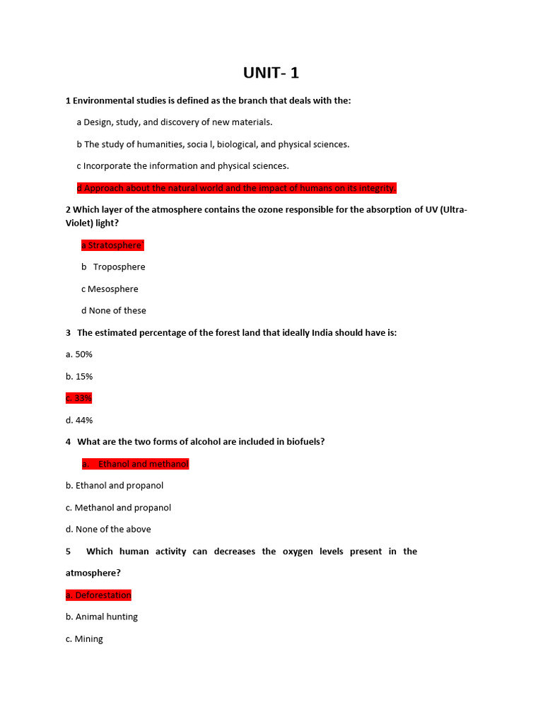 Mcqs | PDF | Atmosphere Of Earth | Atmosphere