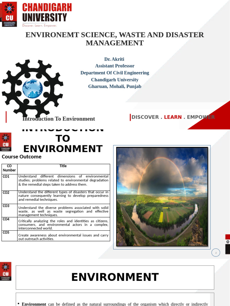 Environmental Science and Management Guide | PDF | Atmosphere Of Earth ...
