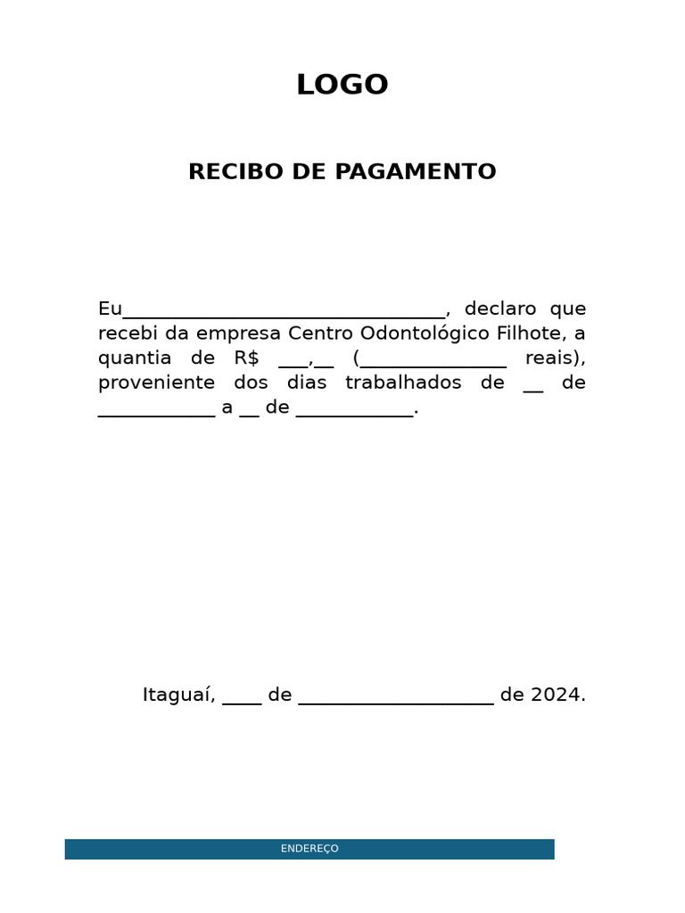 Recibo de Pagamento | PDF