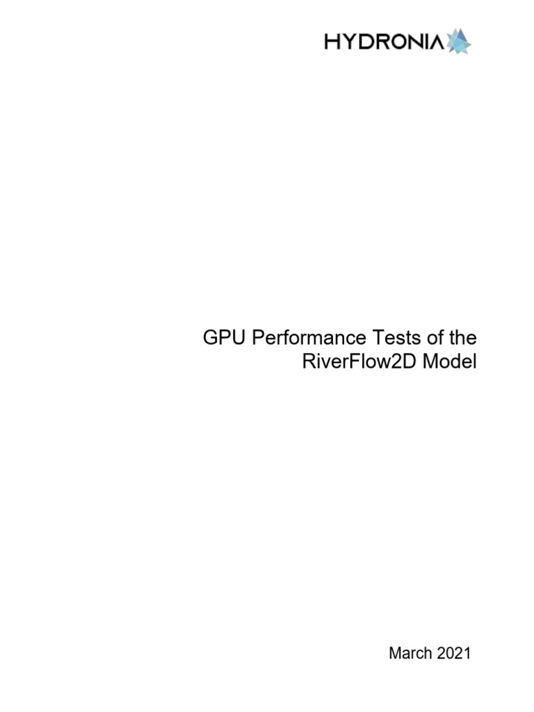 Riverflow2D GPU Tests 2021 - Revised | PDF | Graphics Processing Unit ...