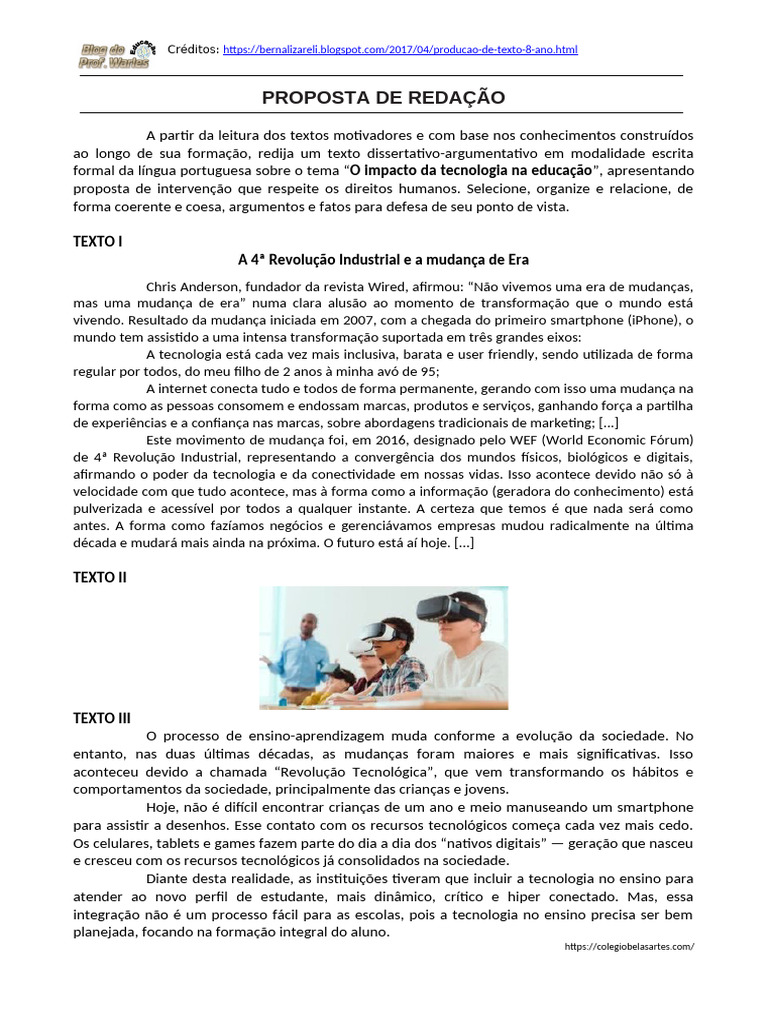 Impacto da Tecnologia na Educação | PDF