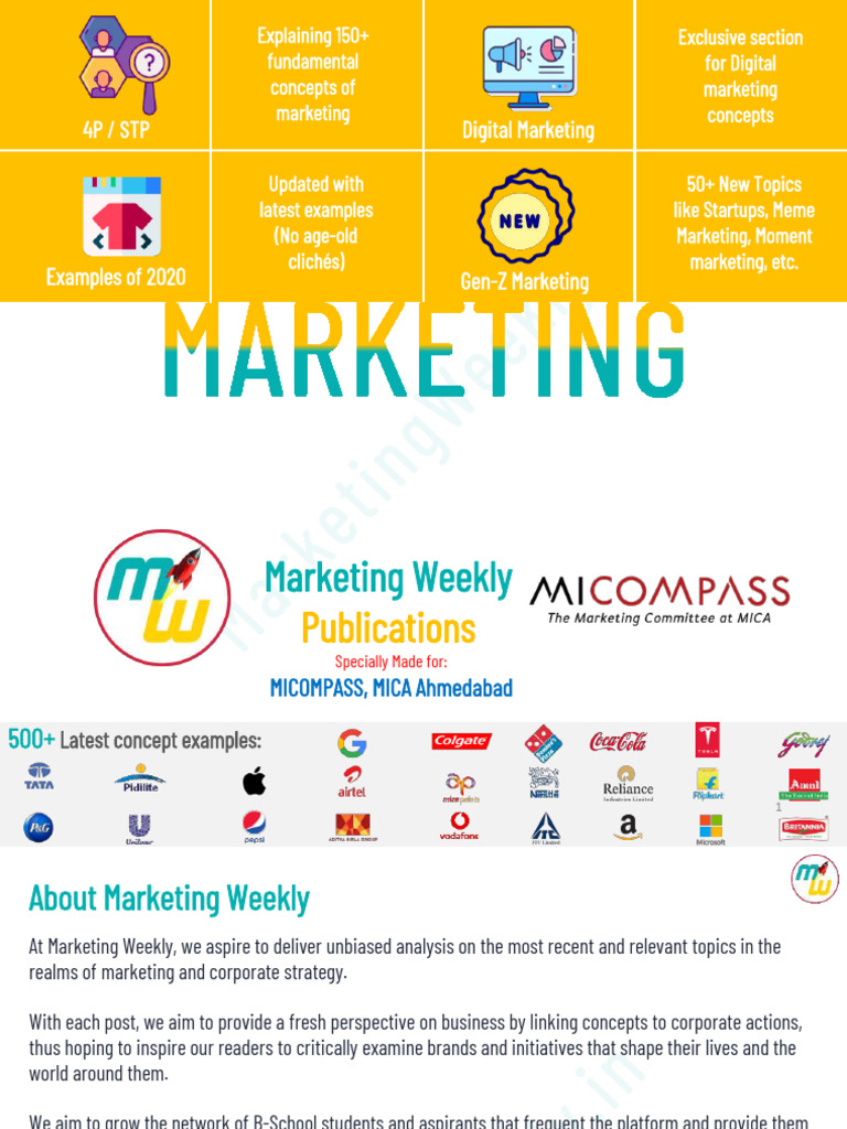 Comprehensive Marketing Concepts Guide | PDF | Pricing | Marketing