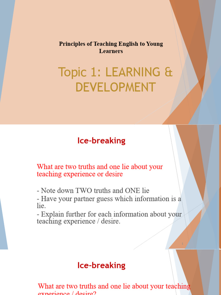 Teaching English to Young Learners | PDF | Constructivism (Philosophy ...
