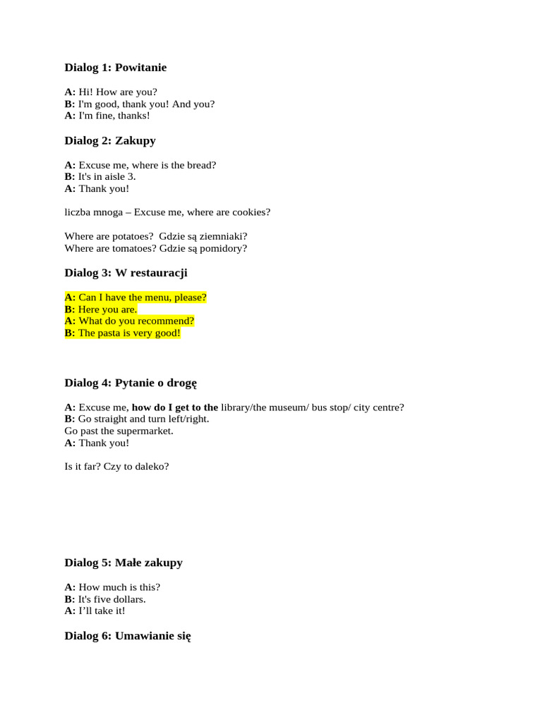 Dialogi PA | PDF