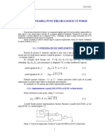 L05 Implement Area Functiilor Logice Cu Porti