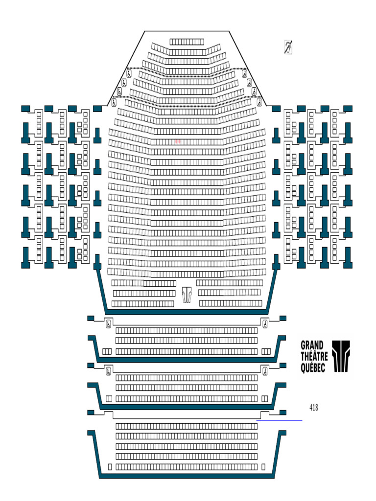 Salle Wilfrid Pelletier Seating Plan PDF