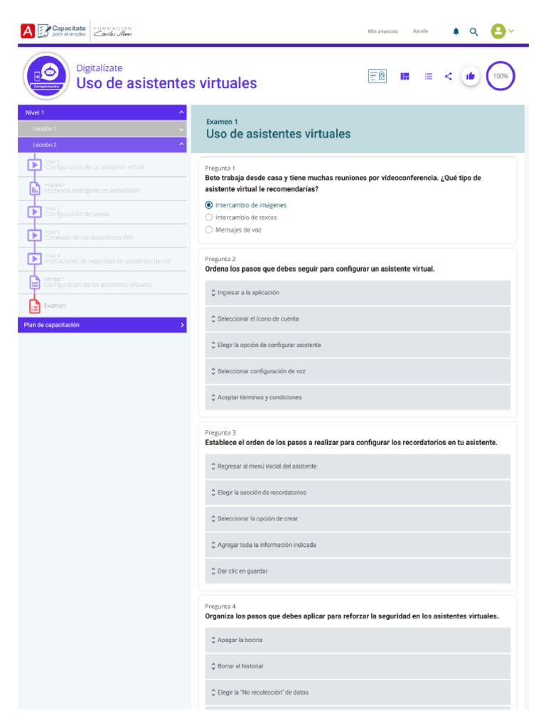 1P Asistente Virtual | PDF