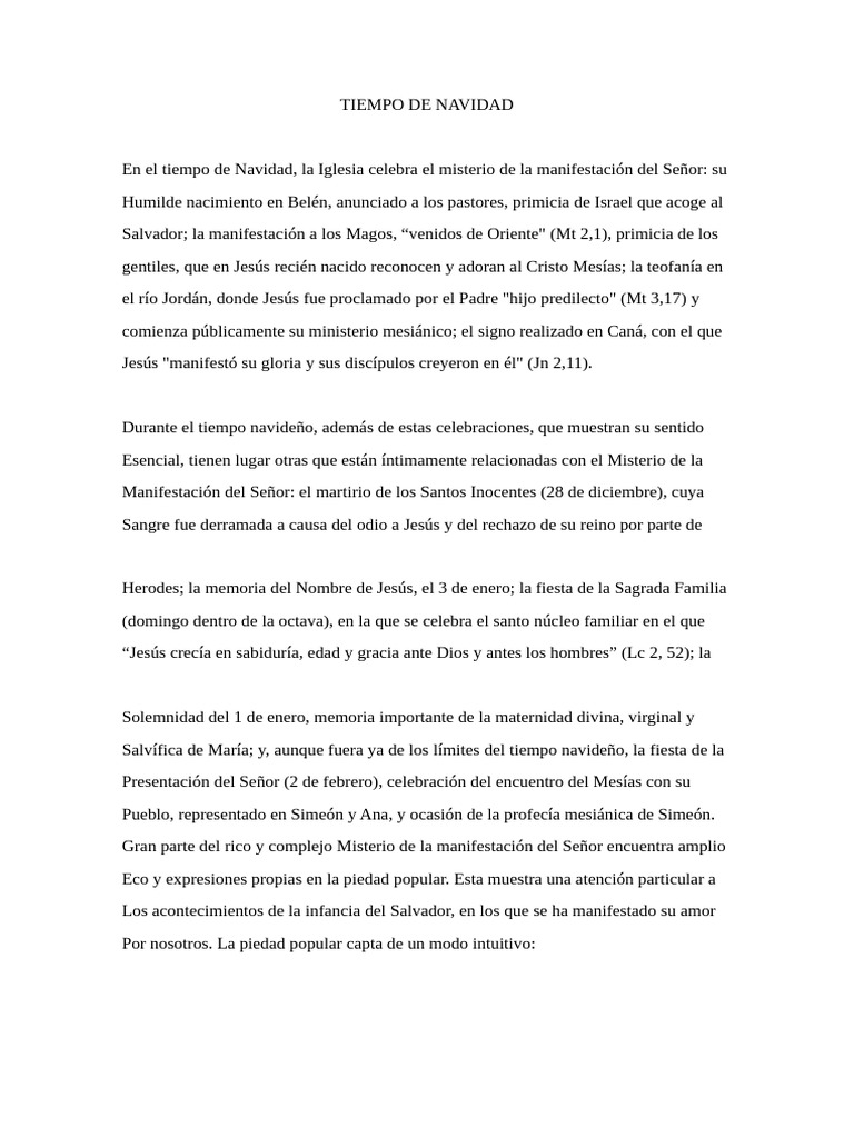 Celebraciones y Significado de la Navidad | PDF | Jesús | Navidad