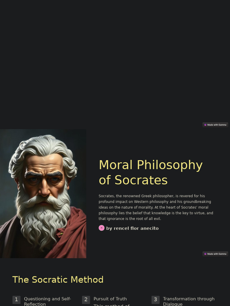 Moral Philosophy of Socrates PDF Socrates Virtue(00)