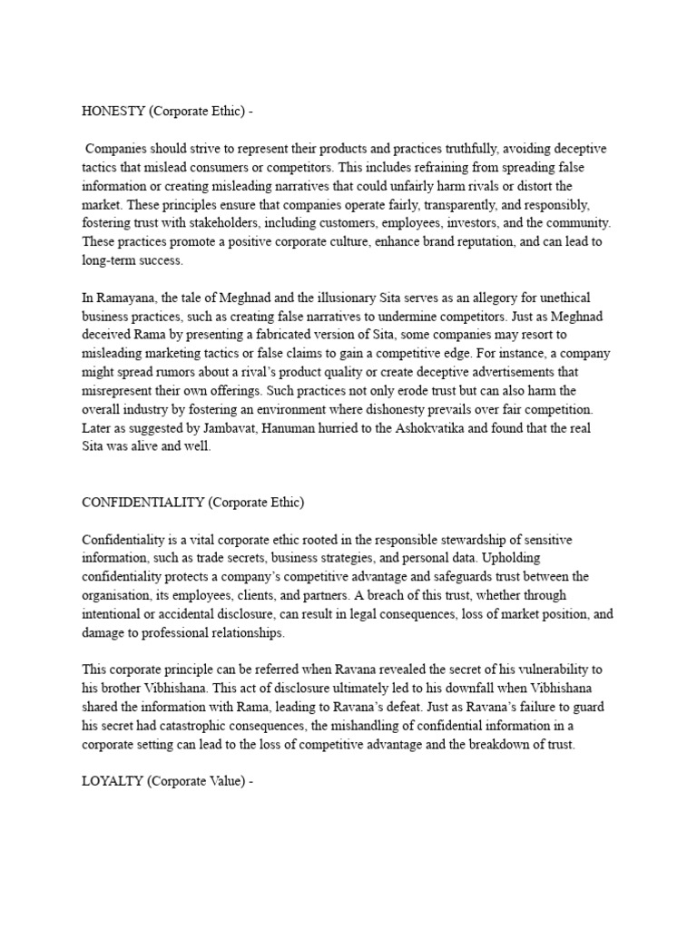 Corporate Ethics and Values and Additional Findings PDFF | PDF ...