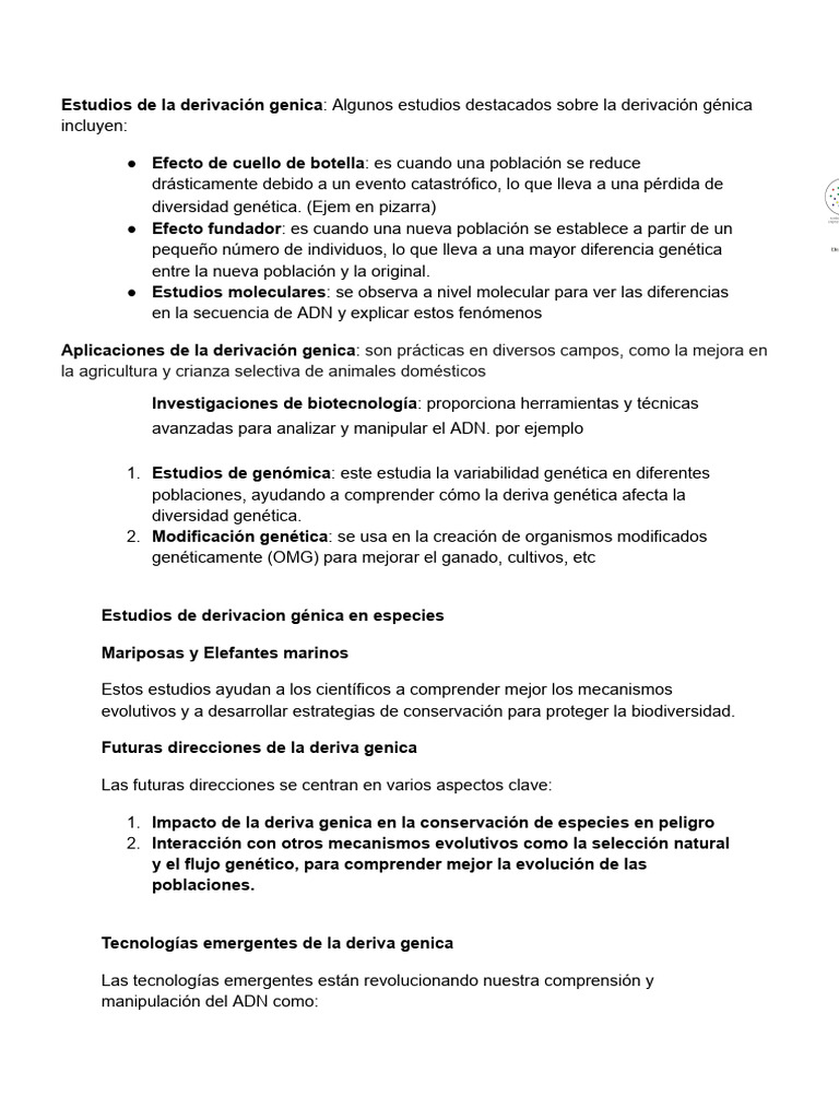 Estudie Compa | PDF | Gene | Evolución