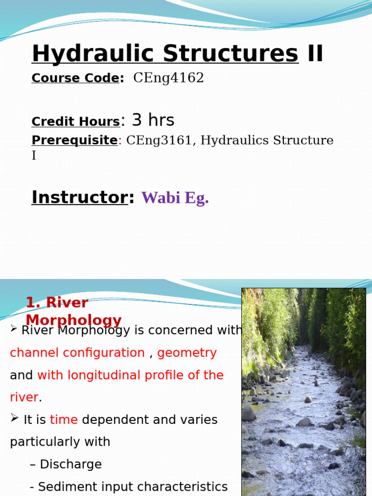 Understanding River Morphology | PDF | Stream | River