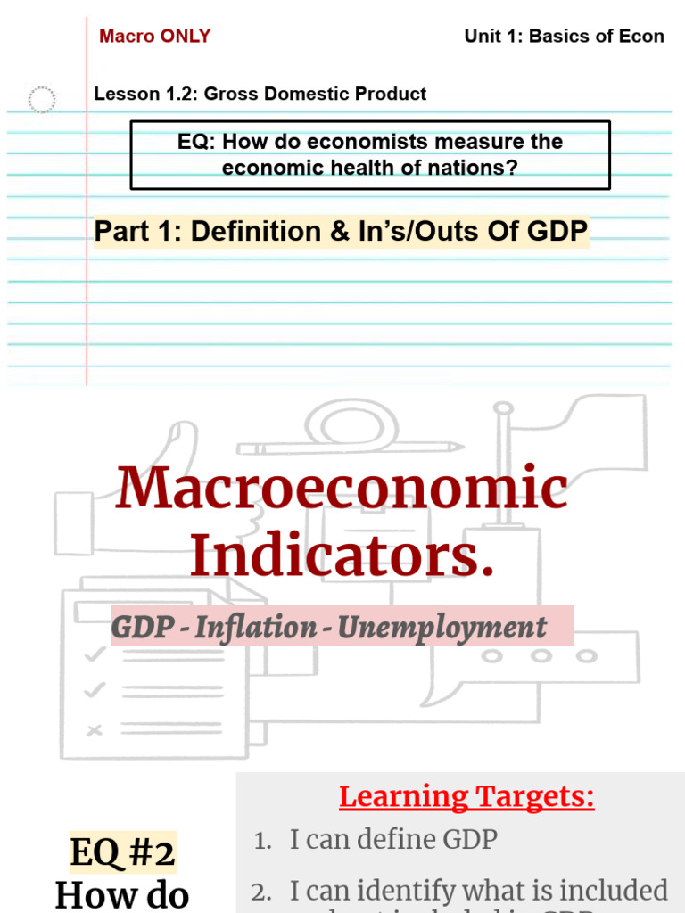 1.6 GDP | PDF | Gross Domestic Product | Consumption (Economics)