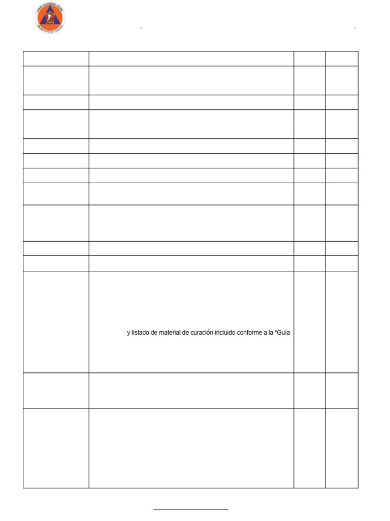 Requisitos y Plan de Emergencia 2023 - 230203 - 094141 | PDF | Defensa ...