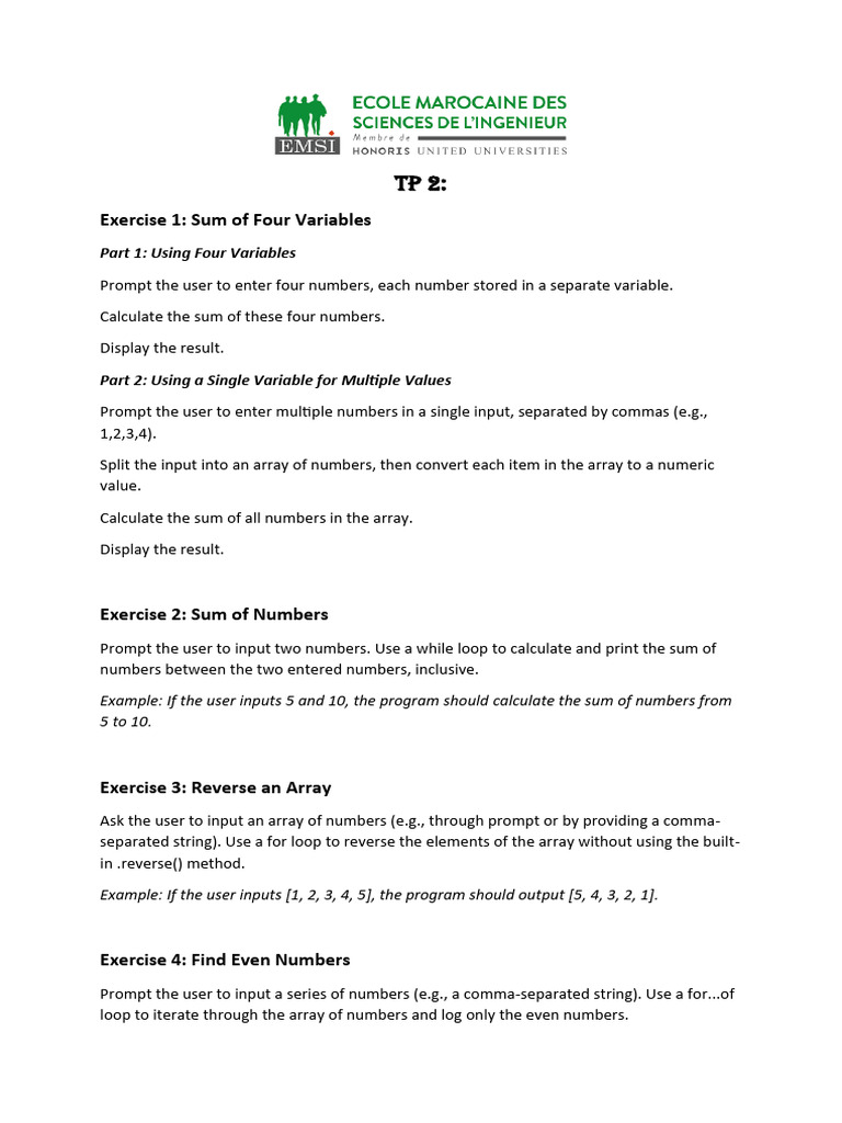 LOOP Exercises | PDF | Computer Science | Computing