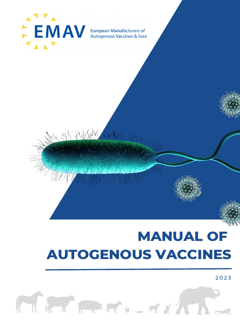 2023 Manual of Autogenous Vaccines | PDF | Vaccines | Infection