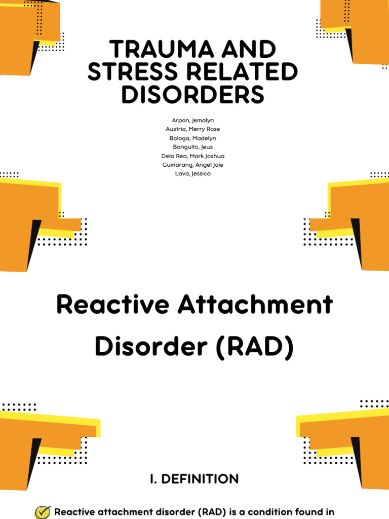 Trauma and Stress Related Disorders | PDF | Mental Disorder ...