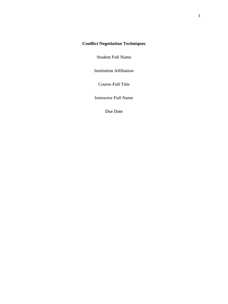 Conflict Resolution for Tao People | PDF | Negotiation | Social Psychology