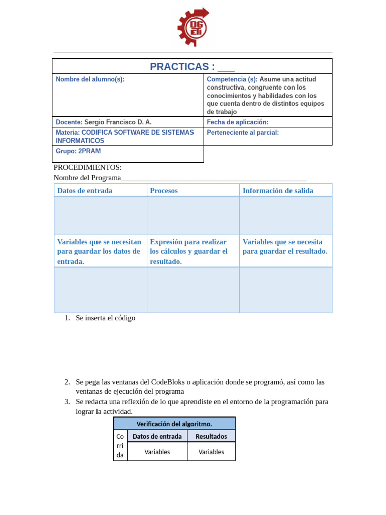 Práctica | PDF | Programa de computadora | Programación