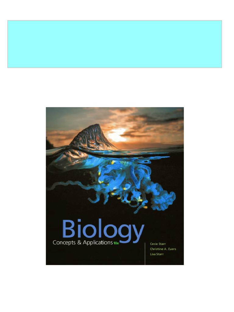 スケールモデル 新作 Full Biology: Concepts and Applications Cecie Starr Ebook 洋書