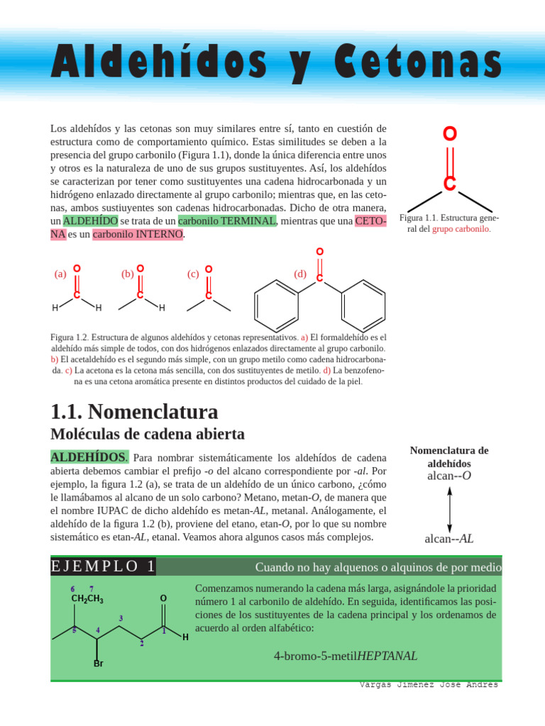 Diferencias entre Aldehídos y Cetonas | PDF | Cetona | Aldehído