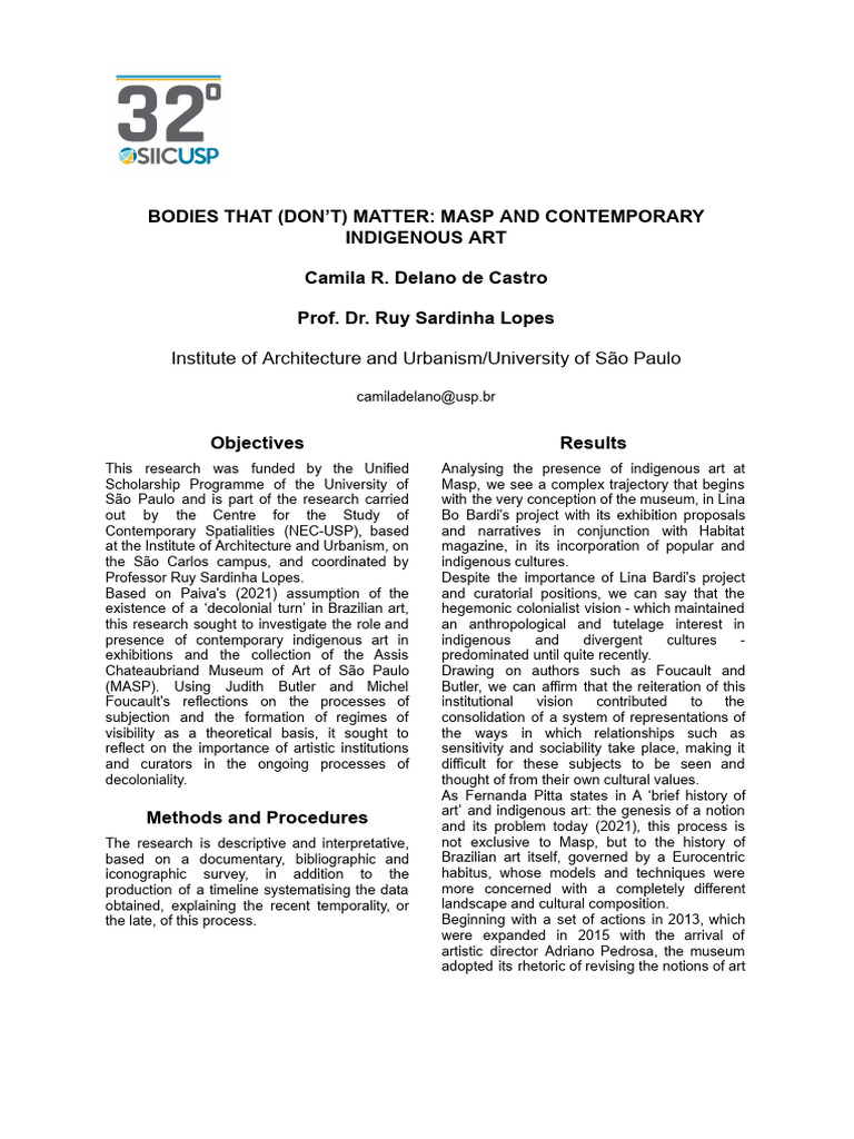 Abstract Siicusp | PDF | Liberal Arts Education