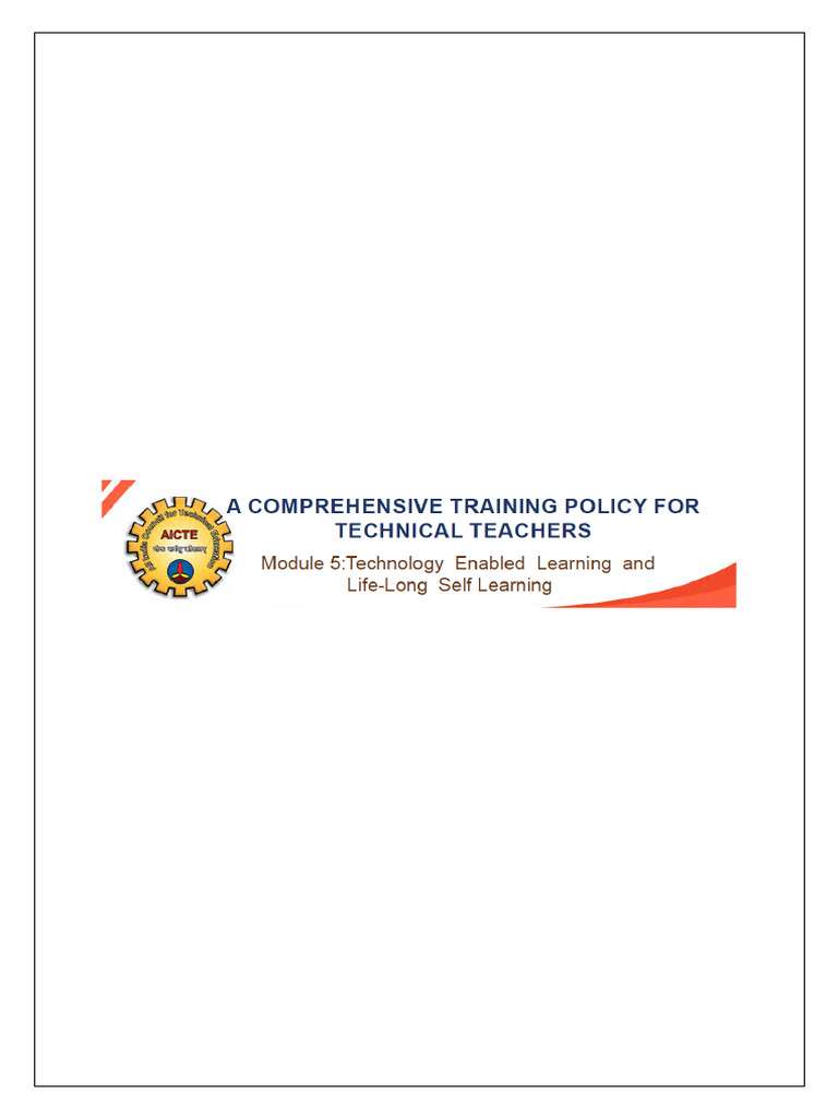 M5 Module 5 - NITTTR | PDF | Educational Technology | Learning