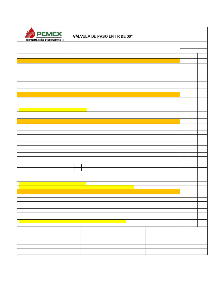 L.V. 060. - para Colocación de Válvula de Paso en T.R. de 30. | PDF ...
