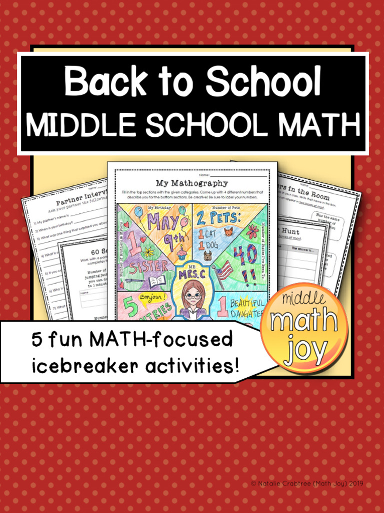 Mathography Activities for Middle School | PDF