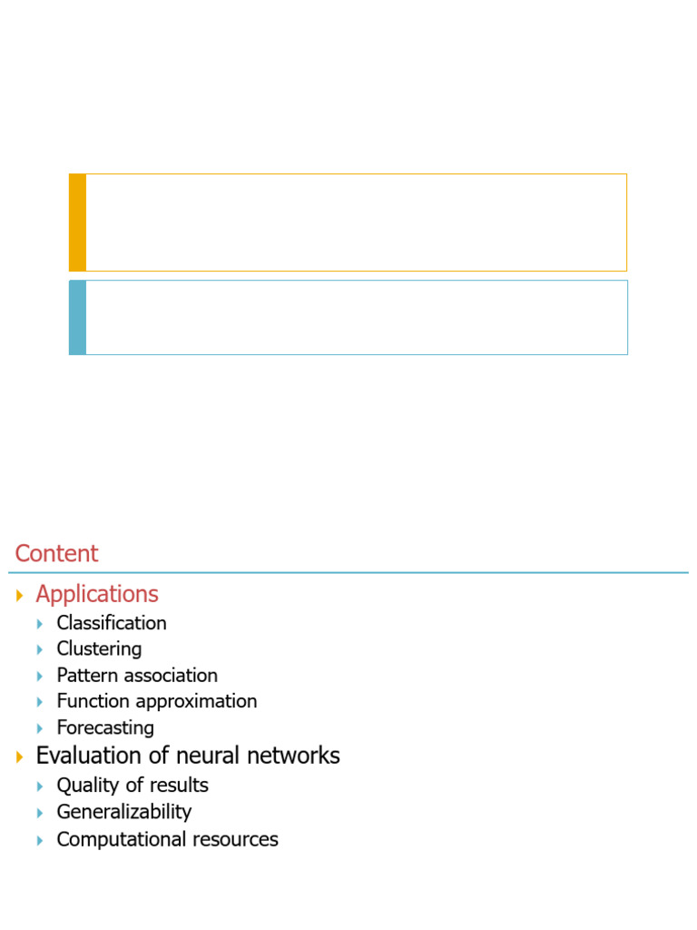 Perceptron Networks Overview and Uses | PDF | Statistical ...