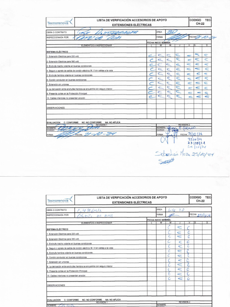 Extención Eléctrica W43 | PDF