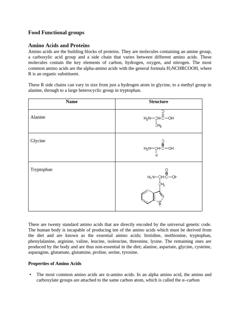 Amino Acids and Proteins | PDF | Amino Acid | Acid