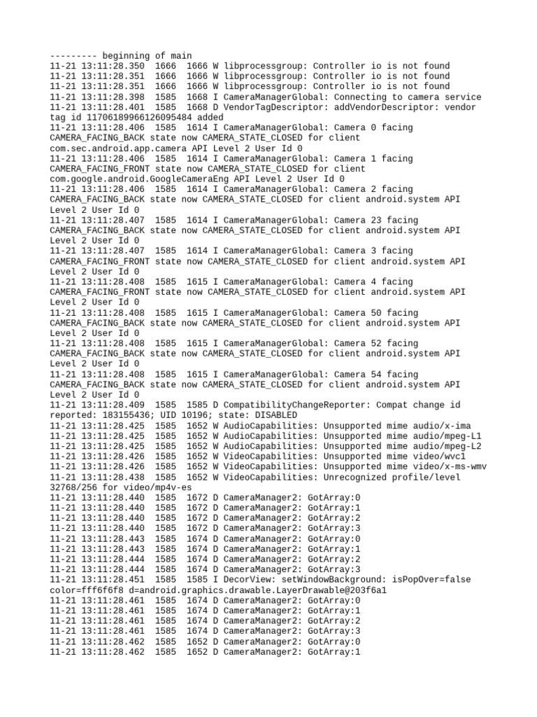 Log Cat 1732216288315 | PDF | Software Engineering | Operating System ...