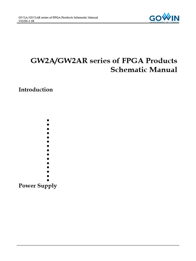 UG206-1.1E GW2A (R) Series of FPGA Produc-1830688 | PDF | Field ...