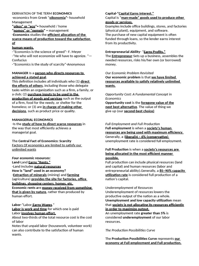 Chapter 2 | PDF | Labour Economics | Economics