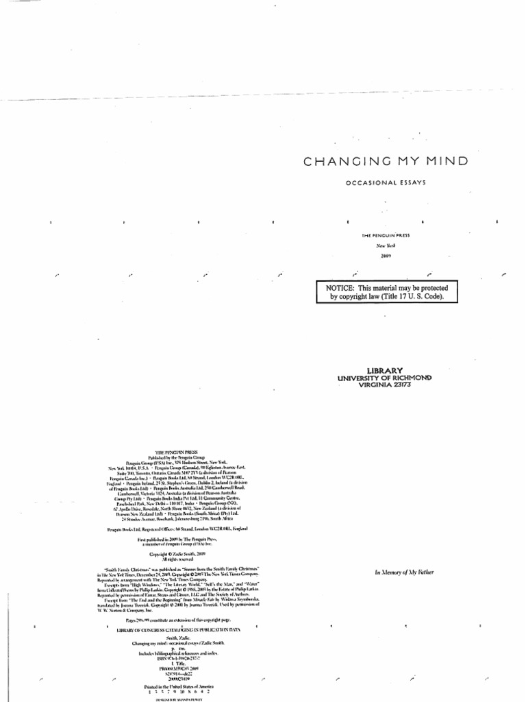 Zadie Smith - Speaking in Tongues - Close Reading 1 | PDF