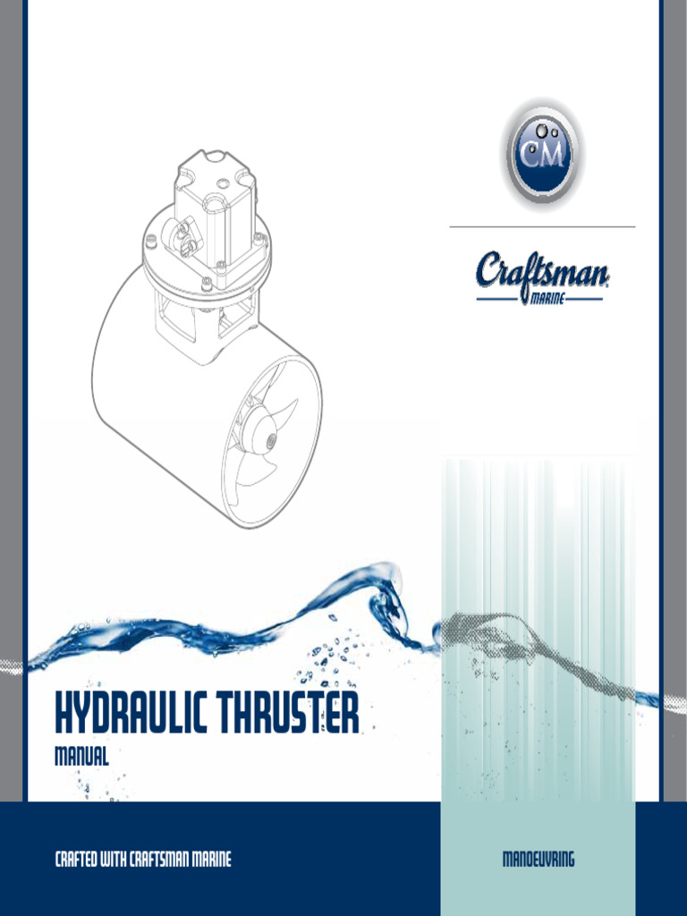 Hydraulic Thruster Manual Web en | PDF | Screw | Propeller