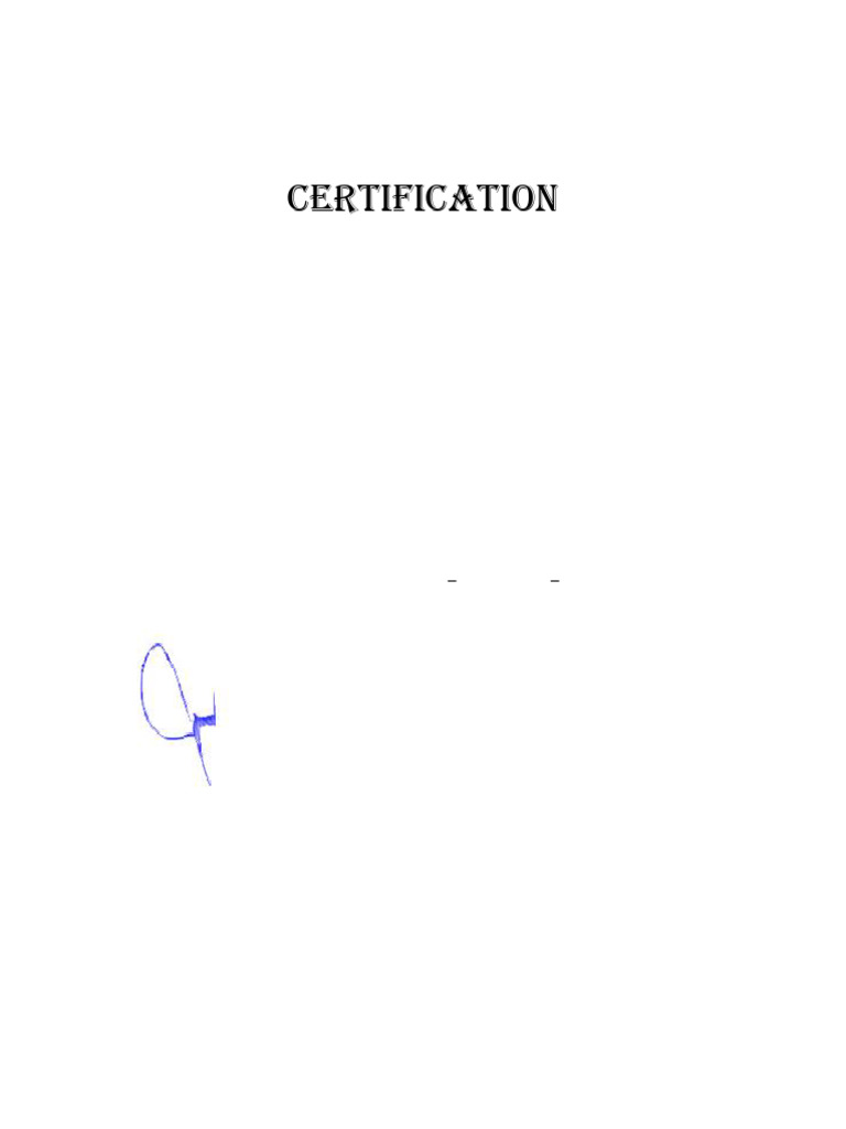 Annual Inspection Certification 987 | PDF