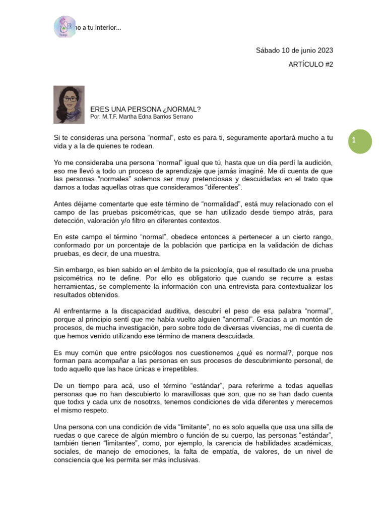 Reflexiones sobre la 